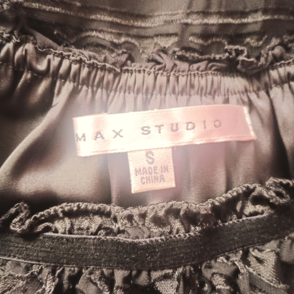 Max Studio Y2K Black Velvet Mini Cocktail Dress (Size Small) - Picture 8 of 8